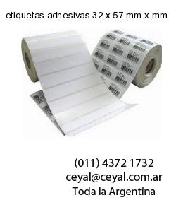 etiquetas adhesivas 32 x 57 mm x mm