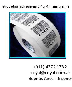 etiquetas adhesivas 37 x 44 mm x mm