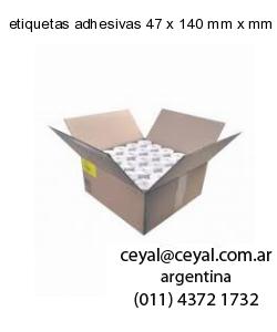 etiquetas adhesivas 47 x 140 mm x mm