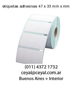 etiquetas adhesivas 47 x 33 mm x mm