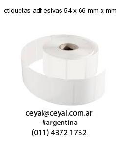 etiquetas adhesivas 54 x 66 mm x mm