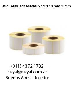 etiquetas adhesivas 57 x 148 mm x mm