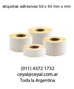 etiquetas adhesivas 59 x 64 mm x mm