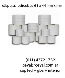 etiquetas adhesivas 64 x 44 mm x mm