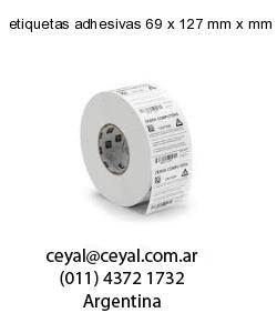 etiquetas adhesivas 69 x 127 mm x mm