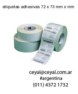 etiquetas adhesivas 72 x 73 mm x mm