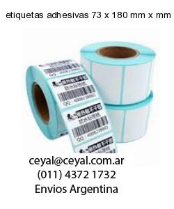 etiquetas adhesivas 73 x 180 mm x mm