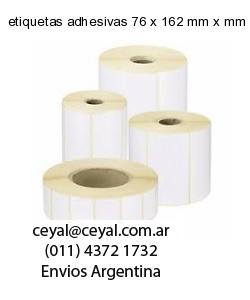 etiquetas adhesivas 76 x 162 mm x mm