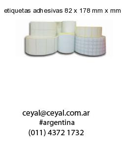 etiquetas adhesivas 82 x 178 mm x mm
