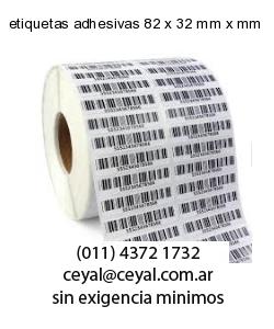 etiquetas adhesivas 82 x 32 mm x mm
