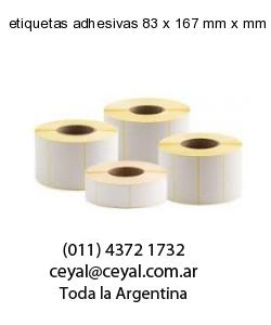 etiquetas adhesivas 83 x 167 mm x mm