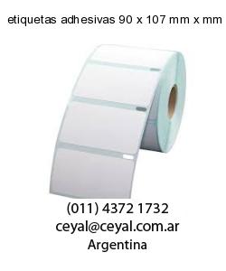 etiquetas adhesivas 90 x 107 mm x mm
