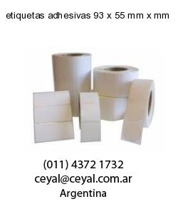 etiquetas adhesivas 93 x 55 mm x mm