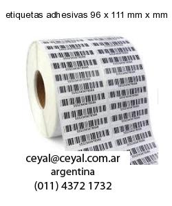 etiquetas adhesivas 96 x 111 mm x mm