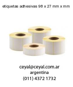 etiquetas adhesivas 98 x 27 mm x mm