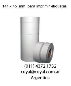 141 x 45  mm  para imprimir etiquetas