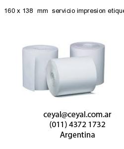 160 x 138  mm  servicio impresion etiquetas