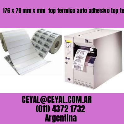 176 x 78 mm x mm  top termico auto adhesivo top termico adesivo