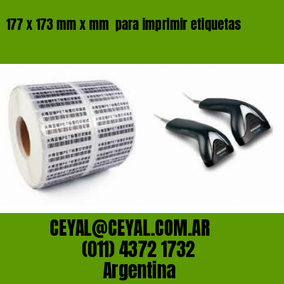 177 x 173 mm x mm  para imprimir etiquetas