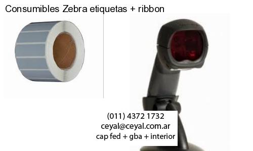 Consumibles Zebra etiquetas   ribbon