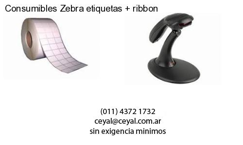 Consumibles Zebra etiquetas   ribbon