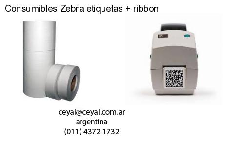 Consumibles Zebra etiquetas   ribbon