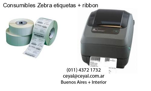 Consumibles Zebra etiquetas   ribbon