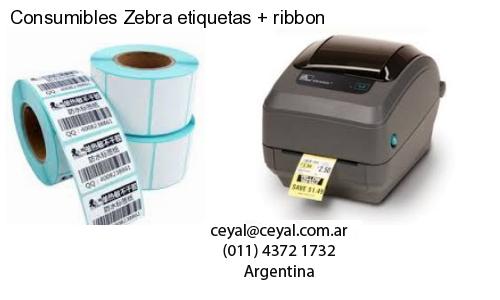 Consumibles Zebra etiquetas   ribbon