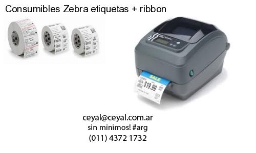 Consumibles Zebra etiquetas   ribbon