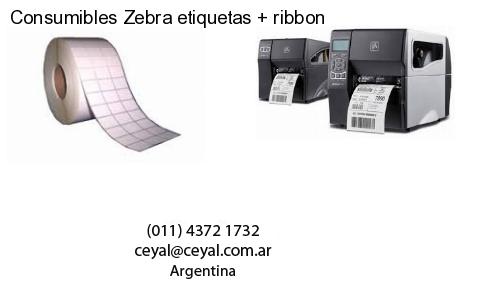 Consumibles Zebra etiquetas   ribbon