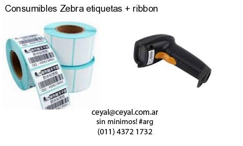 Consumibles Zebra etiquetas   ribbon