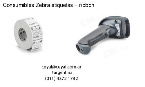 Consumibles Zebra etiquetas   ribbon