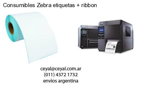 Consumibles Zebra etiquetas   ribbon