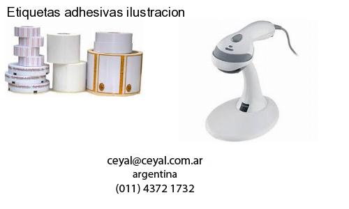 Etiquetas adhesivas ilustracion