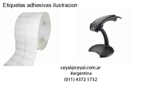 Etiquetas adhesivas ilustracion