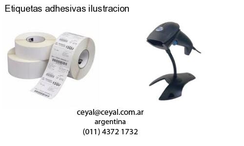 Etiquetas adhesivas ilustracion