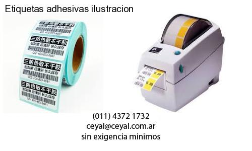 Etiquetas adhesivas ilustracion