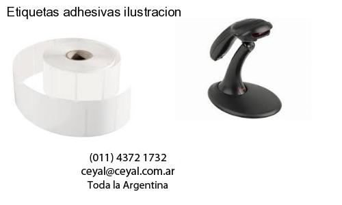 Etiquetas adhesivas ilustracion