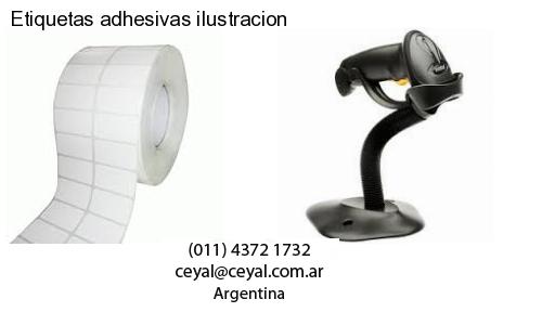 Etiquetas adhesivas ilustracion