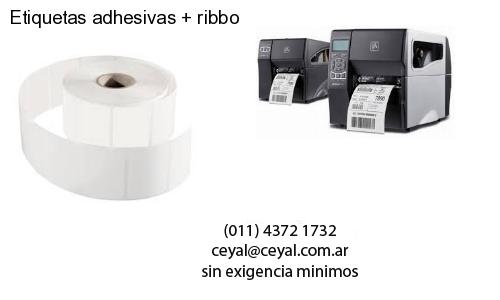 Etiquetas adhesivas   ribbo