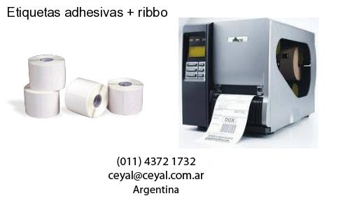 Etiquetas adhesivas   ribbo