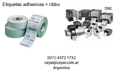 Etiquetas adhesivas   ribbo