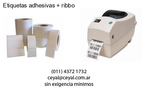 Etiquetas adhesivas ribbo