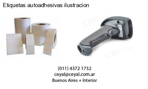Etiquetas autoadhesivas ilustracion
