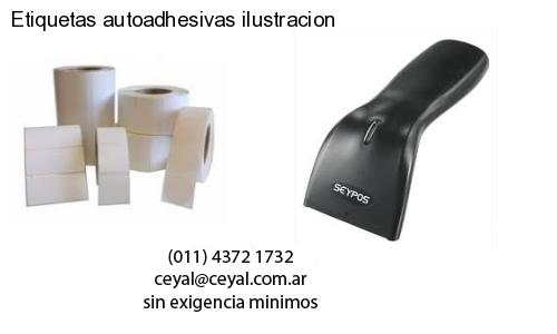 Etiquetas autoadhesivas ilustracion