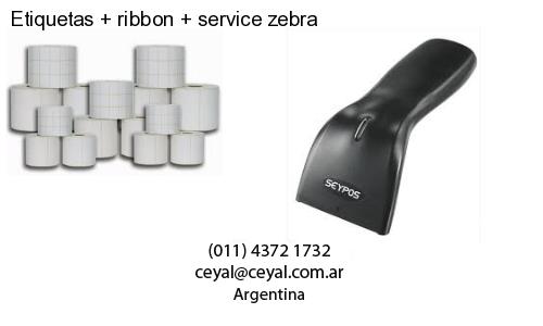 Etiquetas   ribbon   service zebra