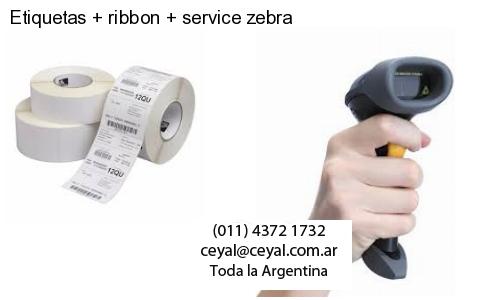 Etiquetas   ribbon   service zebra