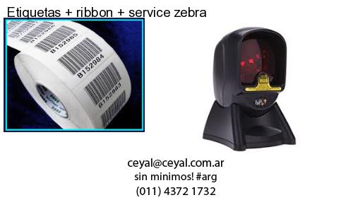 Etiquetas   ribbon   service zebra