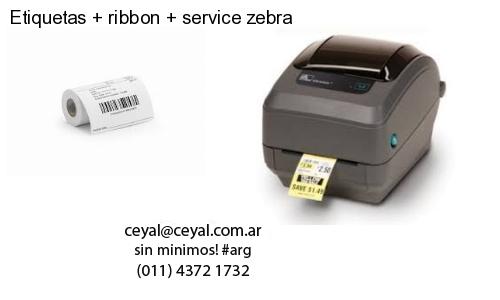 Etiquetas   ribbon   service zebra