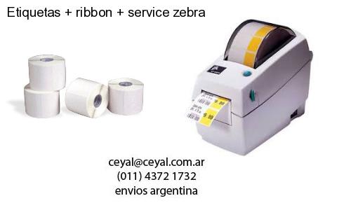 Etiquetas   ribbon   service zebra